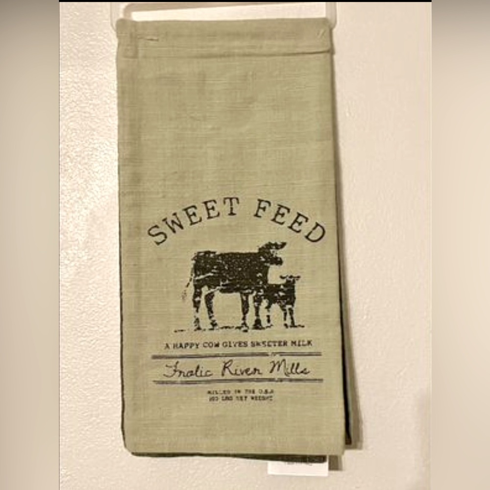 *Sweet Feed Cow Dish Towel